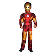 Déguisement Classique d'Iron Man pour Enfant avec Masque Intégral