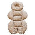 BébéYo Stroller Cushion - Beige with White Lines