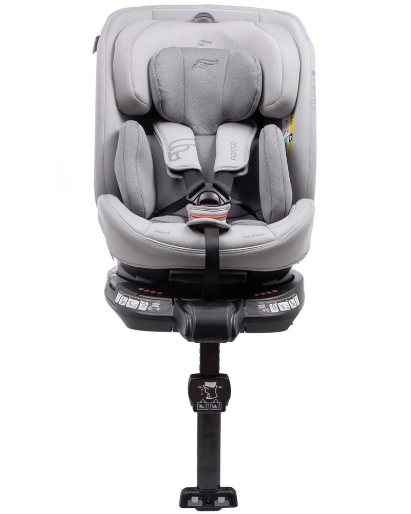 Siège Auto Fairgo avec Isofix 360º Groupe 0+/1/2/3 - Gris Clair