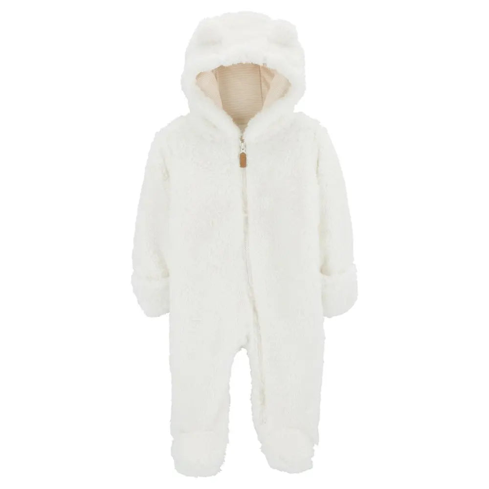 Combinaison Sherpa à Capuche Carter's - Ivory