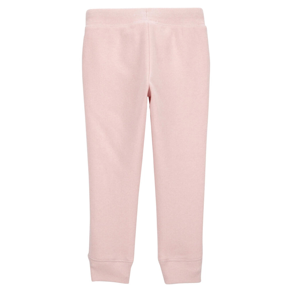 OshKosh Fleece Joggers with Drawstring - Pink