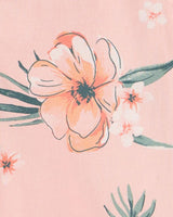Chemise Boutonnée à Imprimé Floral Bébé OshKosh - Rose