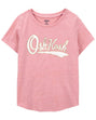 T-Shirt En Jersey OshKosh - Rose