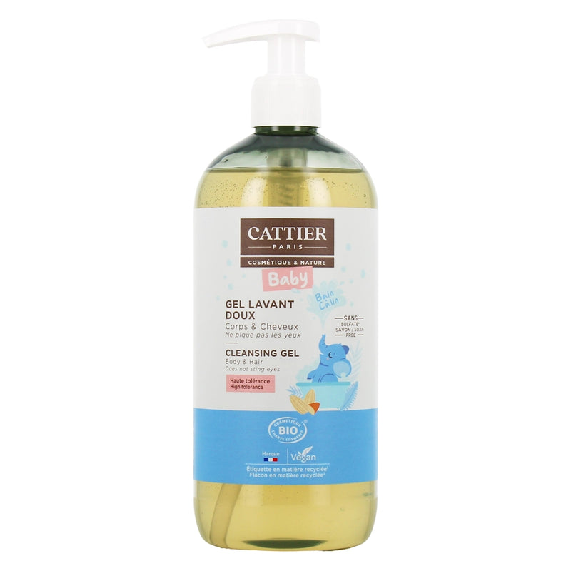 Cattier Gentle Baby Hair and Body Wash - 500ml