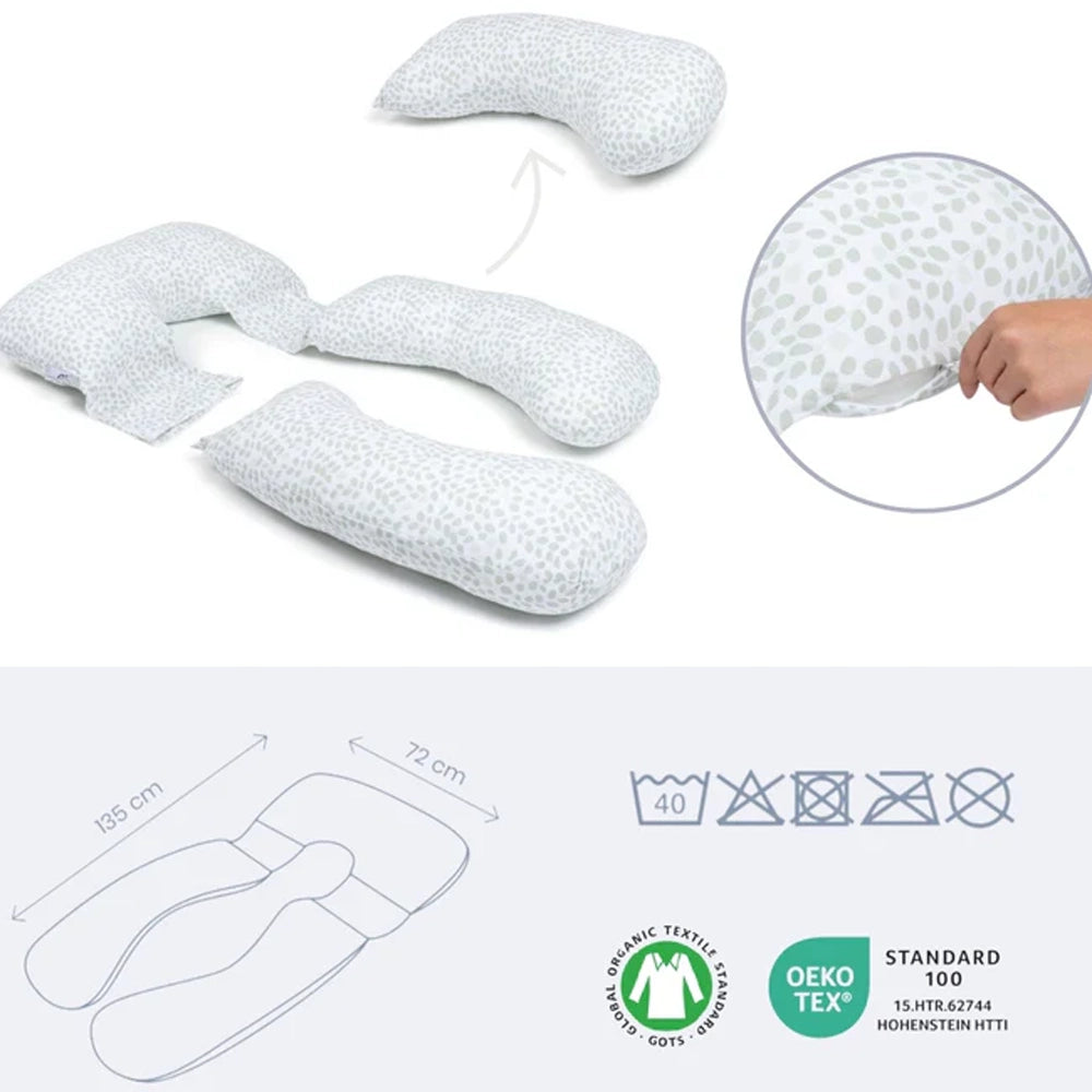 وسادة الحمل Doomoo Mini Leaves - أخضر