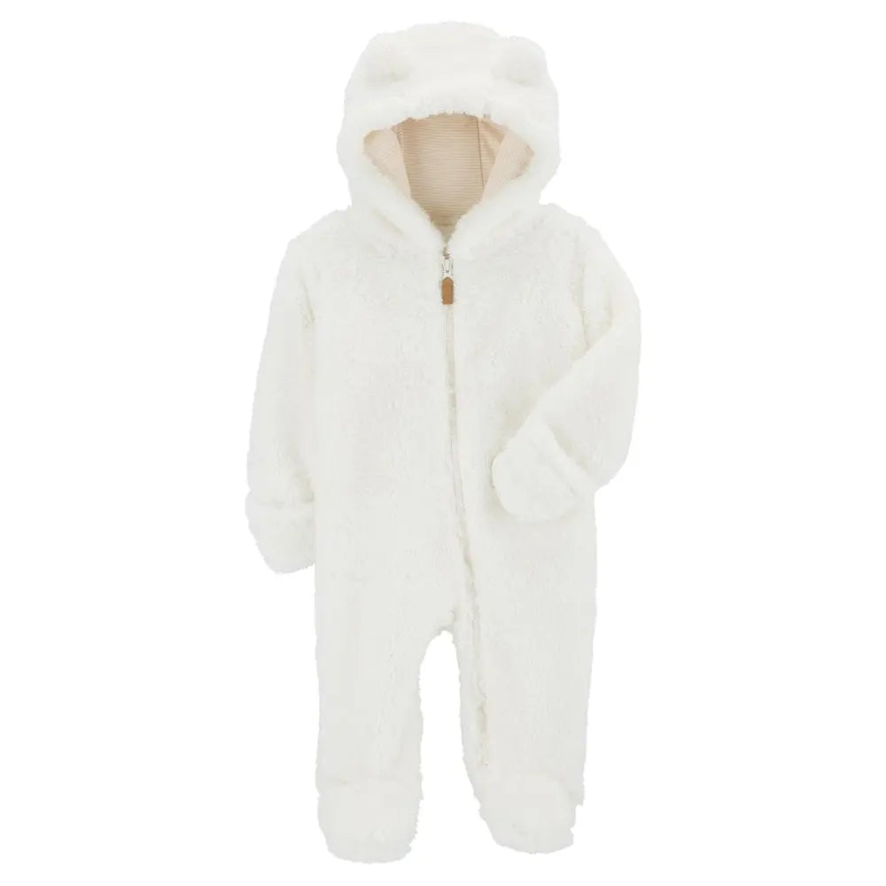 Combinaison Sherpa à Capuche Carter's - Ivory