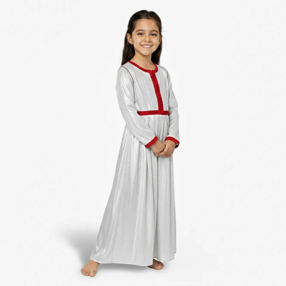 Caftan Moon Argenté pour Fille