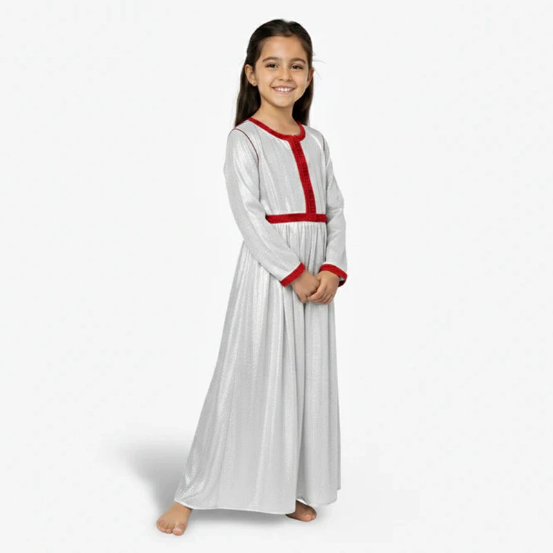 Caftan Moon Argenté pour Fille