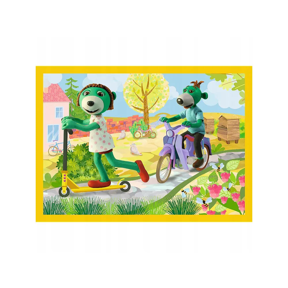 Trefl 4-in-1 Treflik Family Puzzle - 3A+