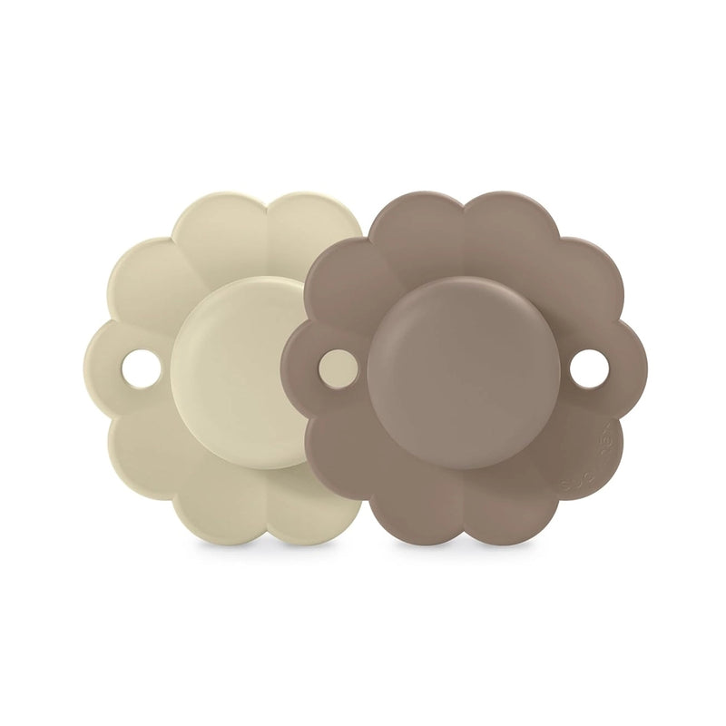 Suavinex Pack de 2 Sucettes Physiologique 6-18M - Gray & Umber