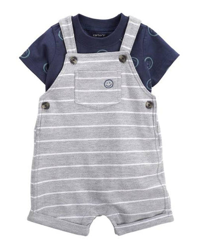 Ensemble 2 Pièces T-Shirt Et Short Carter's - Gris