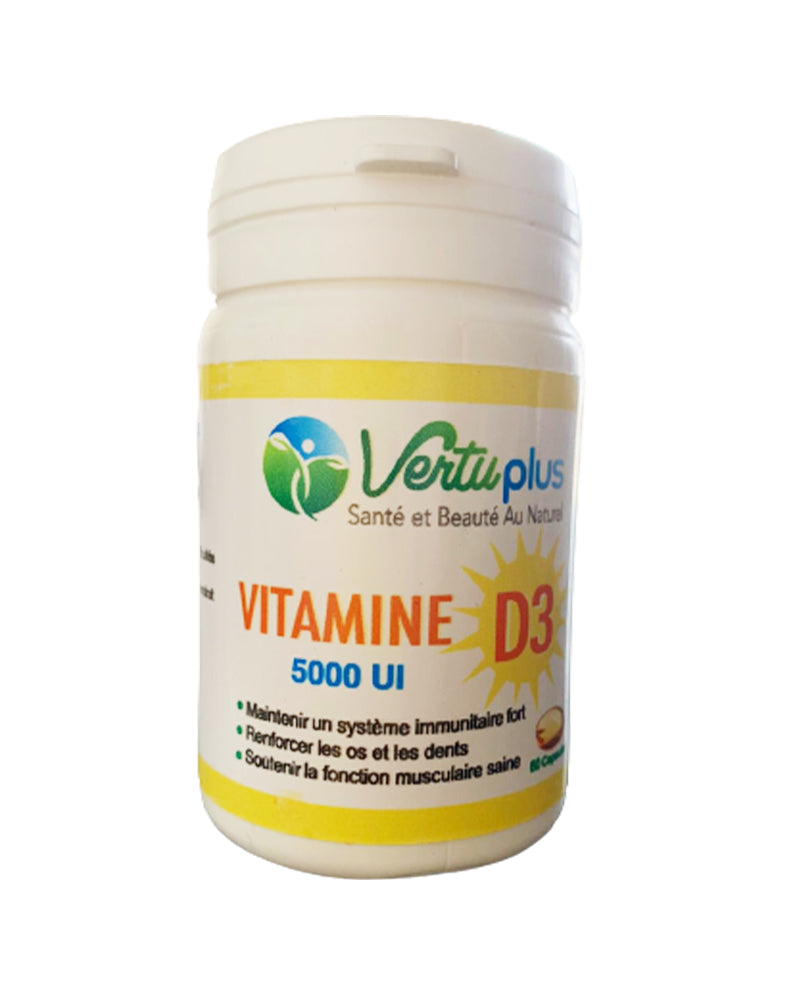 Vertu Plus Vitamine D3 - 60 Cap