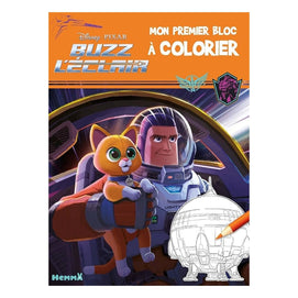 Mon Premier Bloc à Colorier Buzz l'Eclair