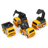 Set of 4 Friction Construction Vehicles - 3Y+