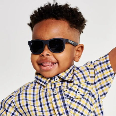 Babiators Lunettes de Soleil Navigator 3-5 Ans – Jet Black