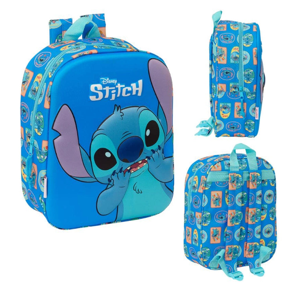 Safta Sac à Dos 3D avec Poche Rouge - Stitch