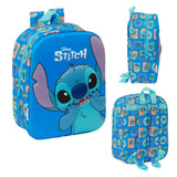 Safta Sac à Dos 3D avec Poche Rouge - Stitch