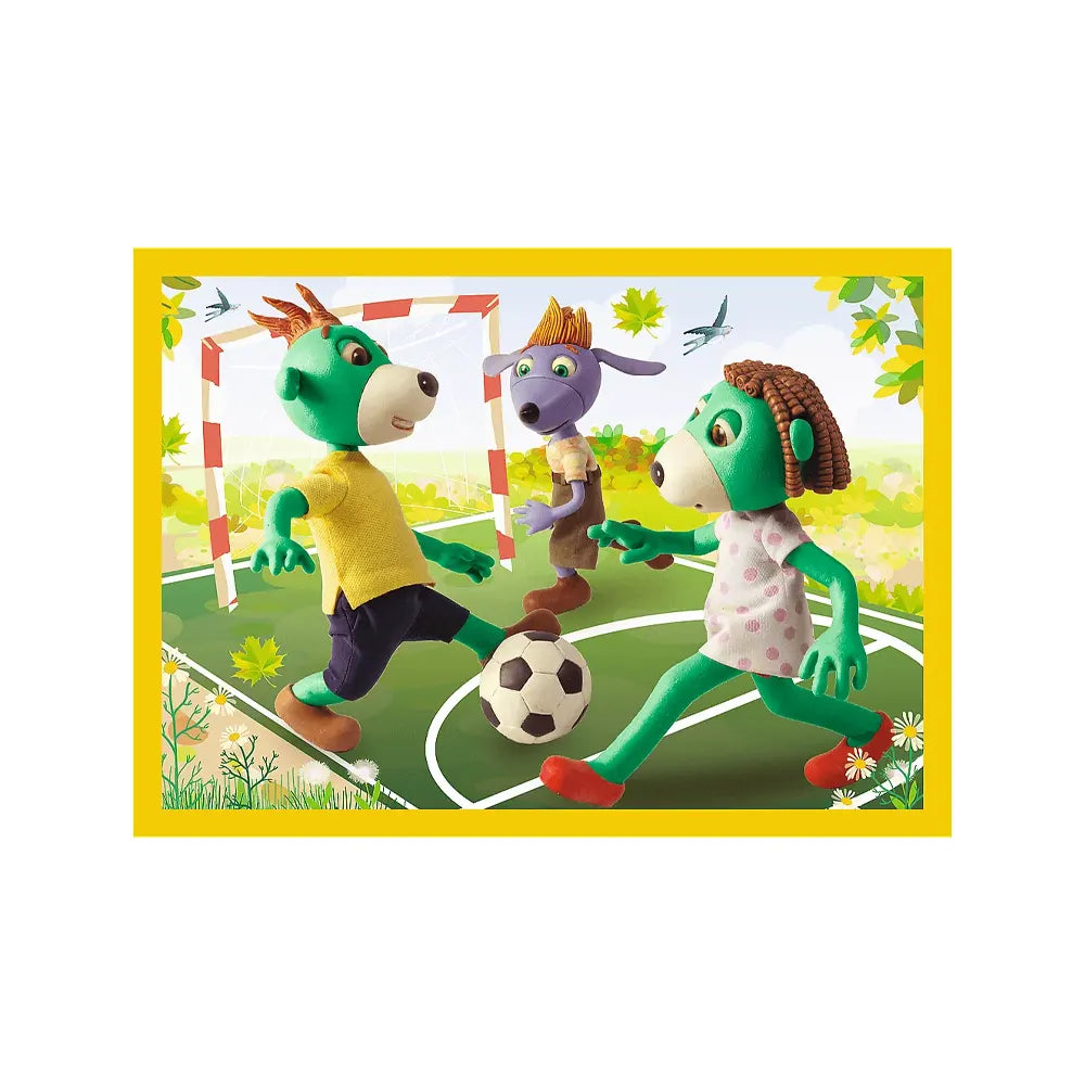 Trefl 4-in-1 Treflik Family Puzzle - 3A+