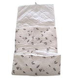 Baby Bulle Tapis à Langer avec Protège Épaule - Plume