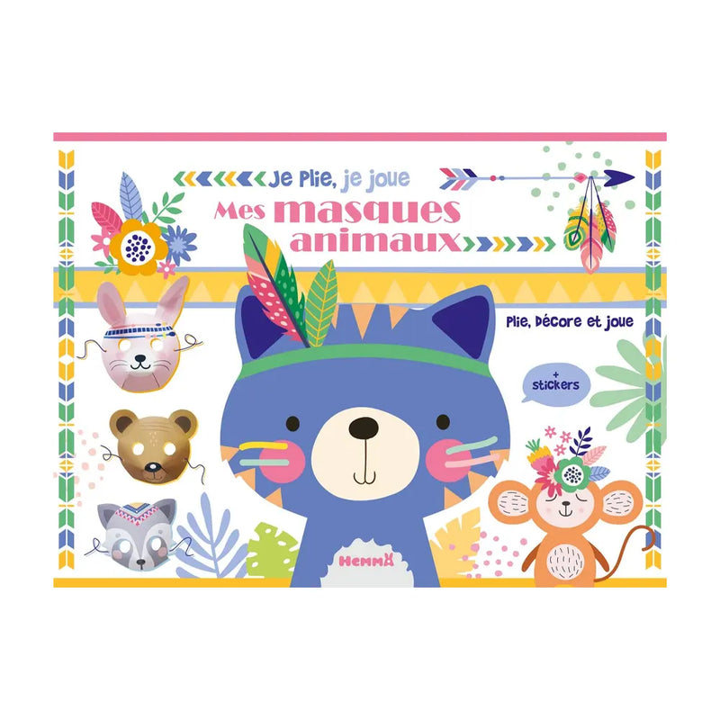 Mes masques animaux - Je plie, je joue
