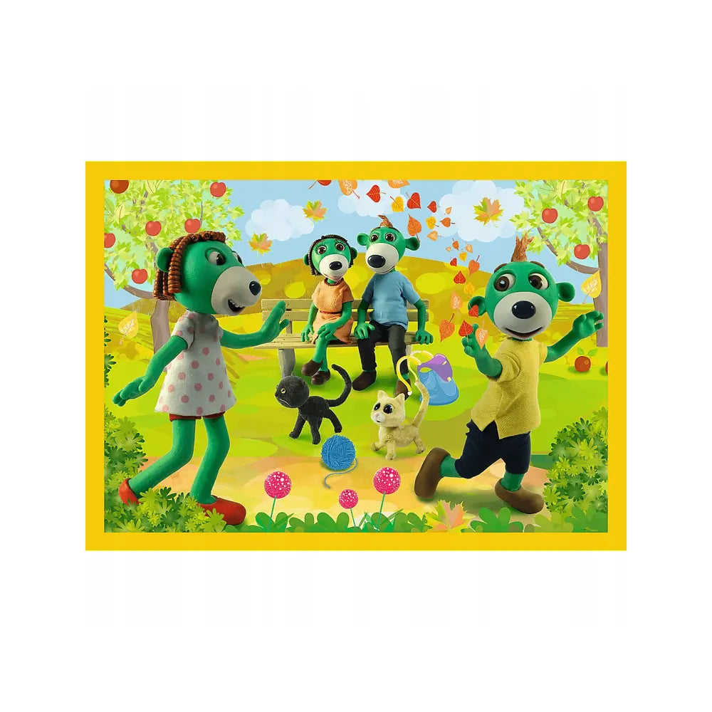 Trefl 4-in-1 Treflik Family Puzzle - 3A+