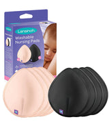Discos absorbentes lavables Lansinoh, rosas y negros, 8 unidades