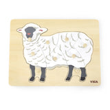 Viga Toys Puzzle Montessori 18M+ - Mouton