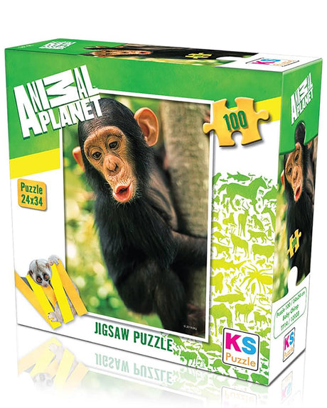 KS Child Puzzle 100 - Baby Chimp