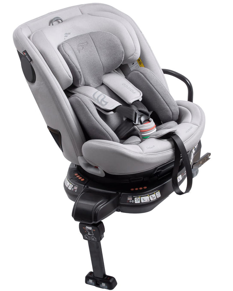 Siège Auto Fairgo avec Isofix 360º Groupe 0+/1/2/3 - Gris Clair