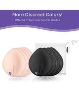 Discos absorbentes lavables Lansinoh, rosas y negros, 8 unidades