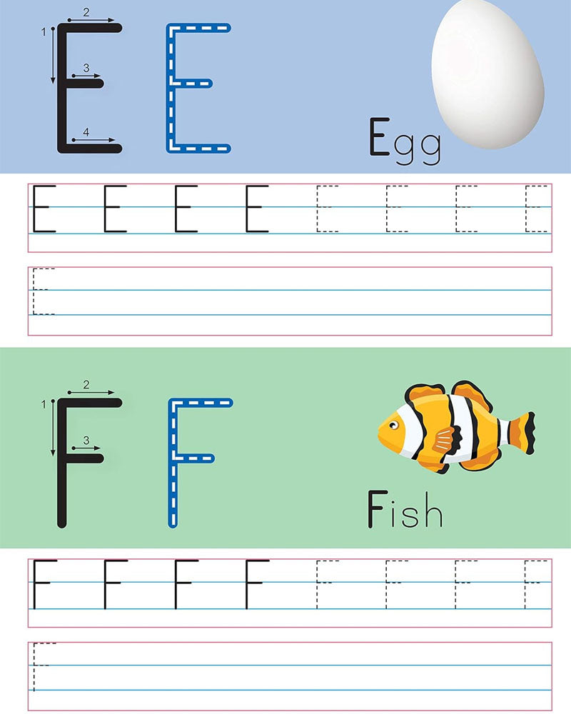 Wipe & Clean Workbooks - Uppercase Alphabet