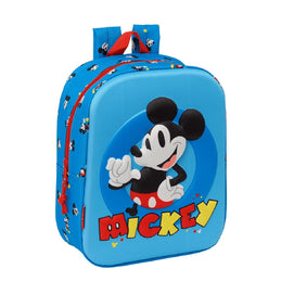 Safta Sac à Dos 3D avec Poche Rouge - Mickey Mouse