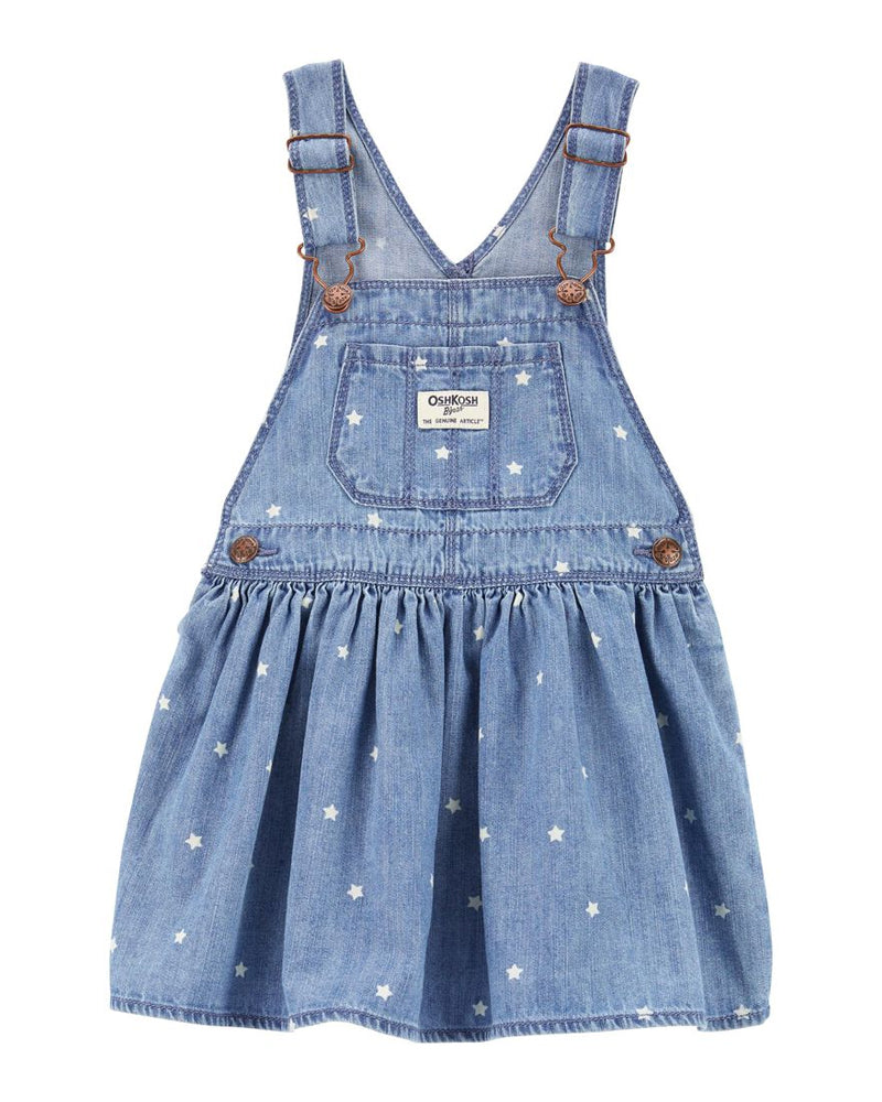 Robe Pull En Jean À Imprimé Étoiles OshKosh - Indigo