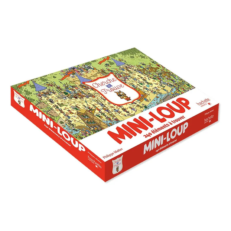 Juego de buscar y encontrar mini lobo - 3A+