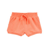 Carter's Baby Girl Pull-On Fleece Shorts - Orange