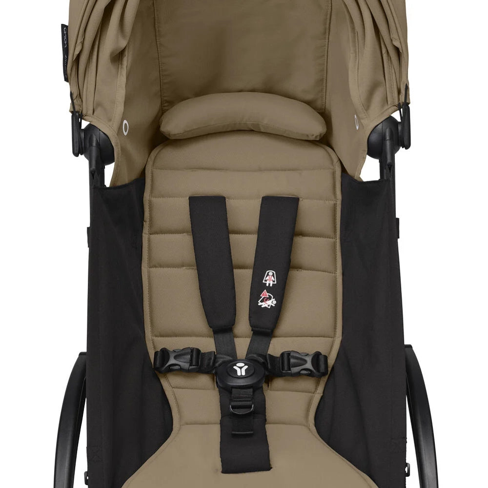 Stokke® YOYO³ Stroller Black Frame 6M+ - Toffee
