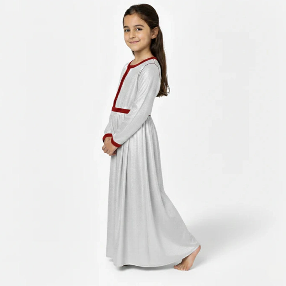 Caftan Moon Argenté pour Fille