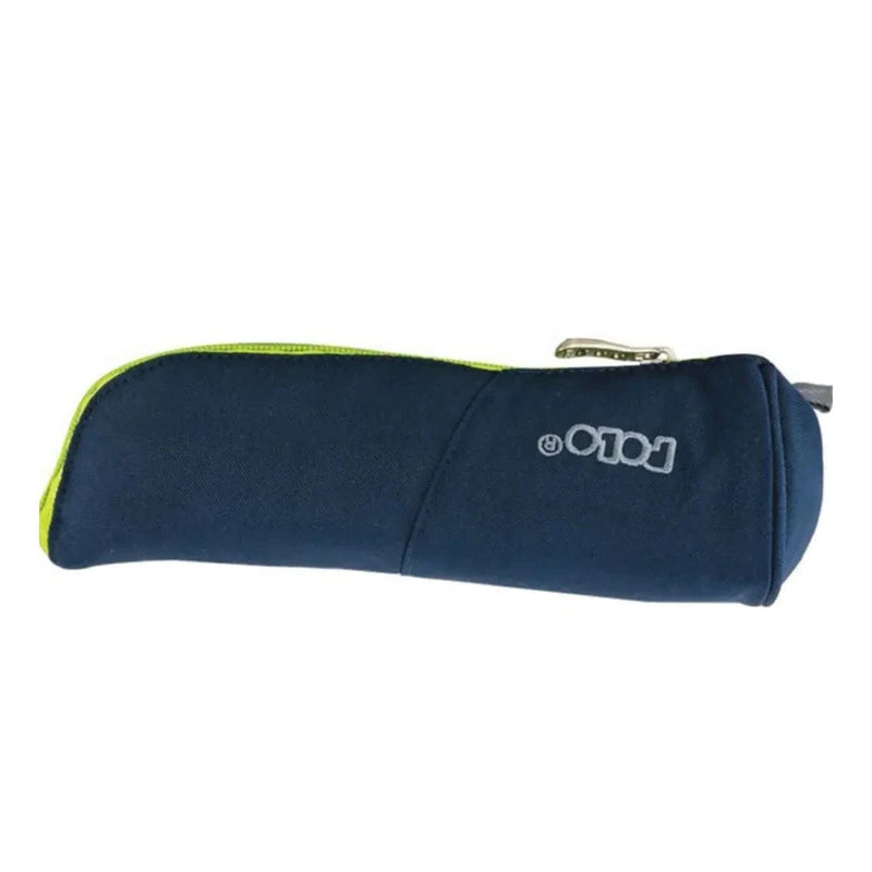 Trousse Polo Verticale - Noir & Vert