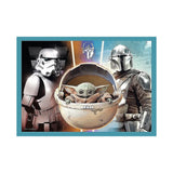 Trefl 4-in-1 Star Wars The Mandalorian and his World Puzzle - 4A+