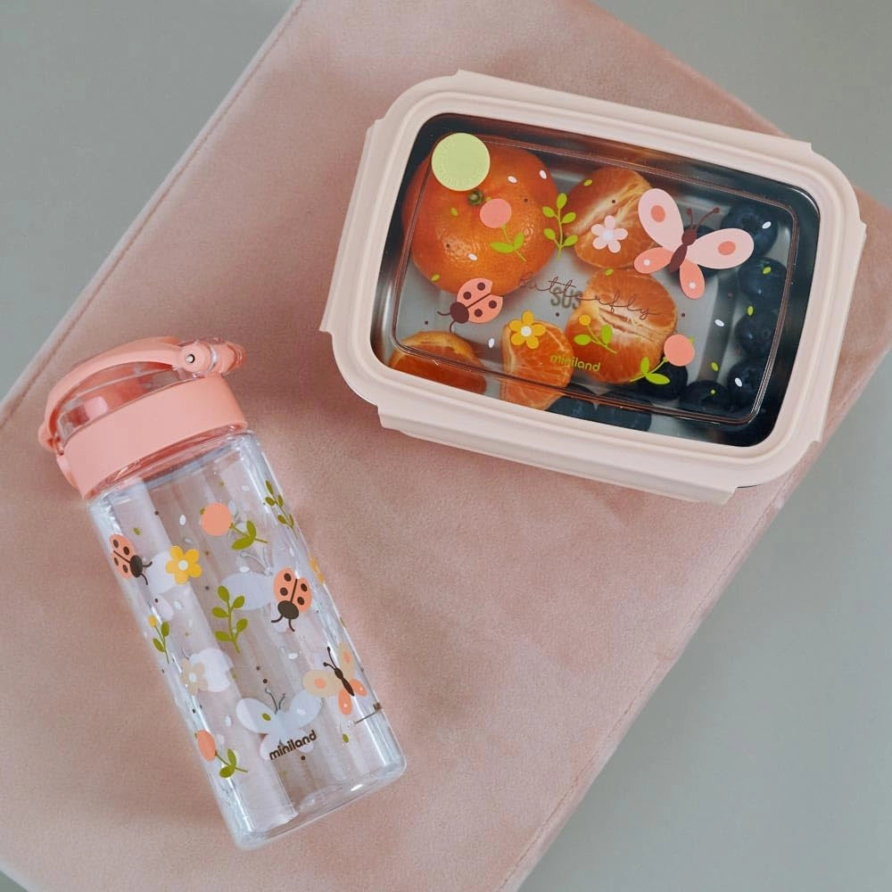 Miniland Bouteille Résistante avec Bouchon 4M+ - Rose