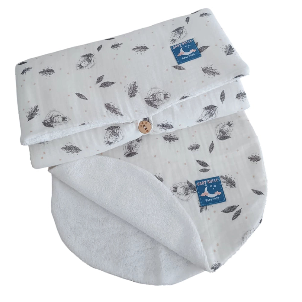 Baby Bulle Tapis à Langer avec Protège Épaule - Plume