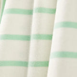 Carter's Baby Boy PurelySoft Striped Romper - Green & Ivory