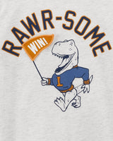 T-Shirt Dinosaure Rawr-Some Carter's - Gris