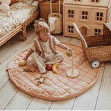 Play&Go Tapis de Jeu Bio 3-en-1 Fleuri Organic Babymat