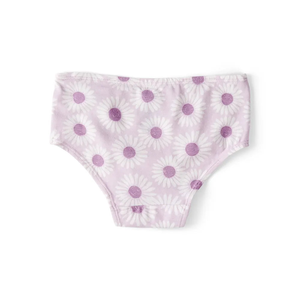 Lot de 7 culottes stretch fille - Floral/Rayé