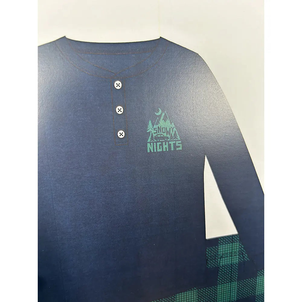 Ensemble pyjama 2 pièces enfant à carreaux