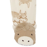 Grenouillère polaire 1 pièce enfant motif vache