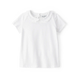 T-shirt blanc manches courtes fille - Coton