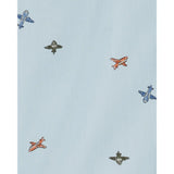 Ensemble 2 pièces enfant : chemise boutonnée motif avion et pantalon