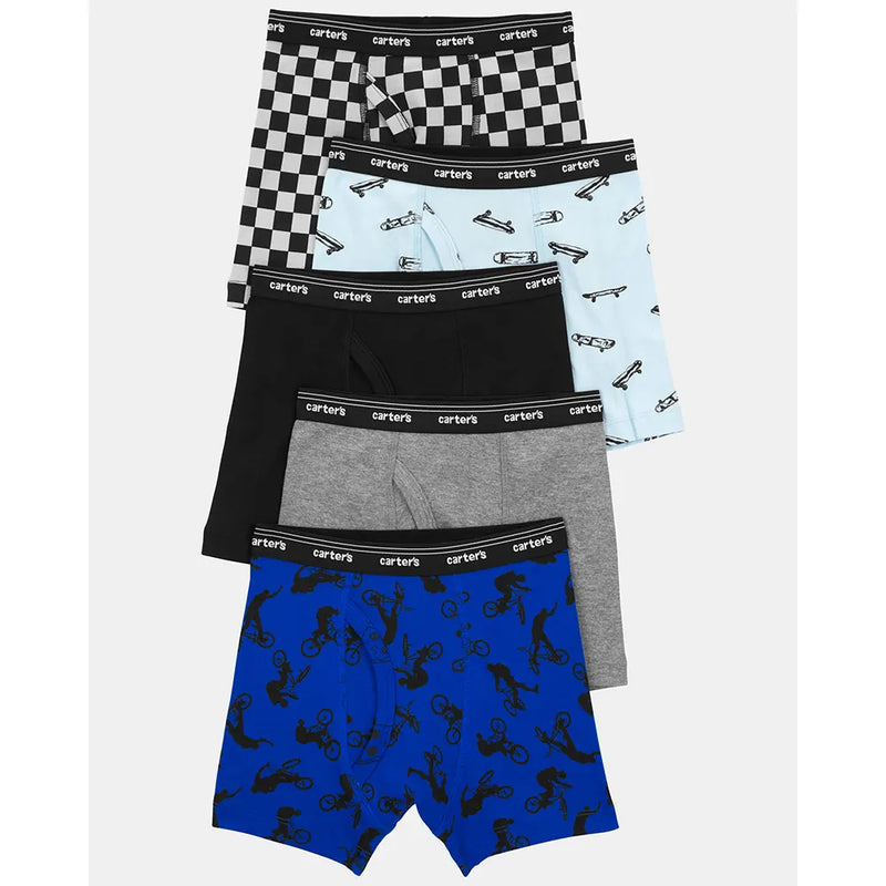 Lot de 5 Boxers en Coton Garçon Carter's